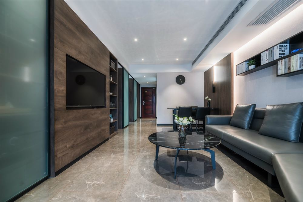 廣州市琶洲新村美式風格三居室裝修案例