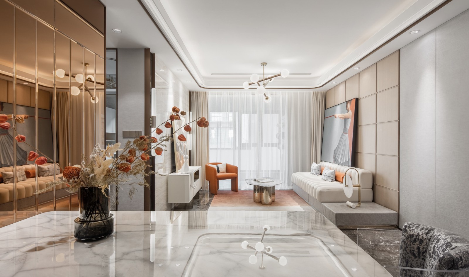 現(xiàn)代輕奢風(fēng)格室內(nèi)設(shè)計(jì)家裝案例-餐廳 現(xiàn)代輕奢風(fēng)格室內(nèi)設(shè)計(jì)家裝案例-餐廳