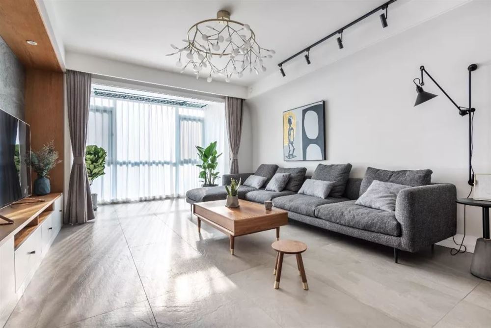 自貢市川南五金商貿(mào)城一期現(xiàn)代簡約風(fēng)格四居室裝修案例