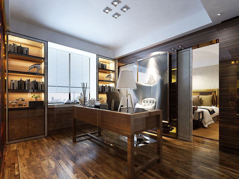 常州市朗詩(shī)新北綠郡商住樓輕奢風(fēng)格三居室裝修案例