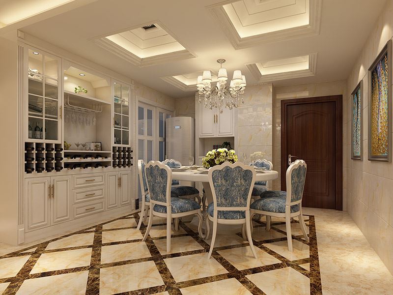 佛山市順德自在城歐式風(fēng)格三居室裝修案例