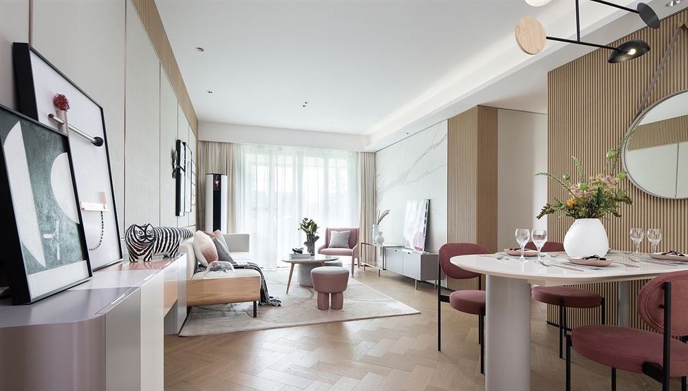 佛山市頤安·天璟名庭現(xiàn)代風(fēng)格三居室裝修案例