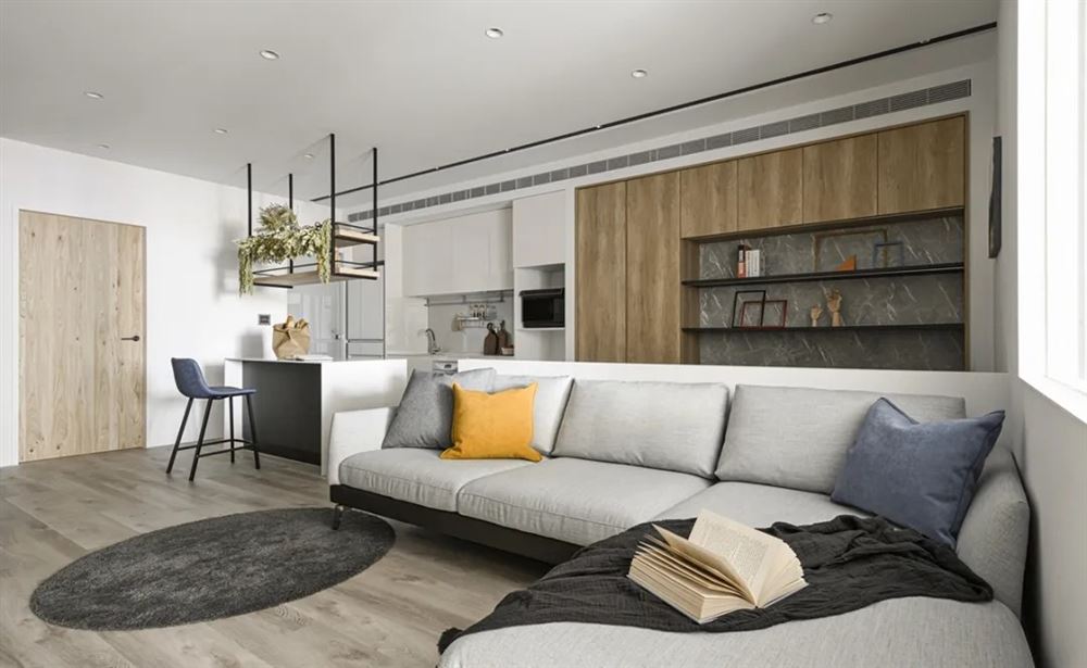 湛江市萬(wàn)象凱旋灣北歐風(fēng)格三居室裝修案例