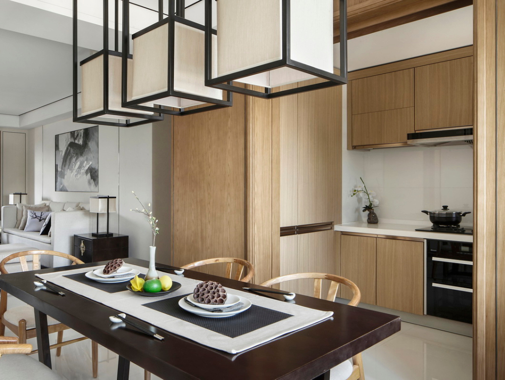 新中式風格室內(nèi)設計家裝案例-餐廳 新中式風格室內(nèi)設計家裝案例-餐廳