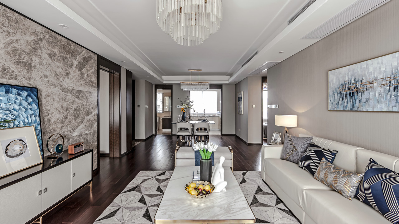 輕奢風(fēng)格家裝設(shè)計(jì)室內(nèi)裝修效果圖-客餐廳 輕奢風(fēng)格家裝設(shè)計(jì)室內(nèi)裝修效果圖-客餐廳