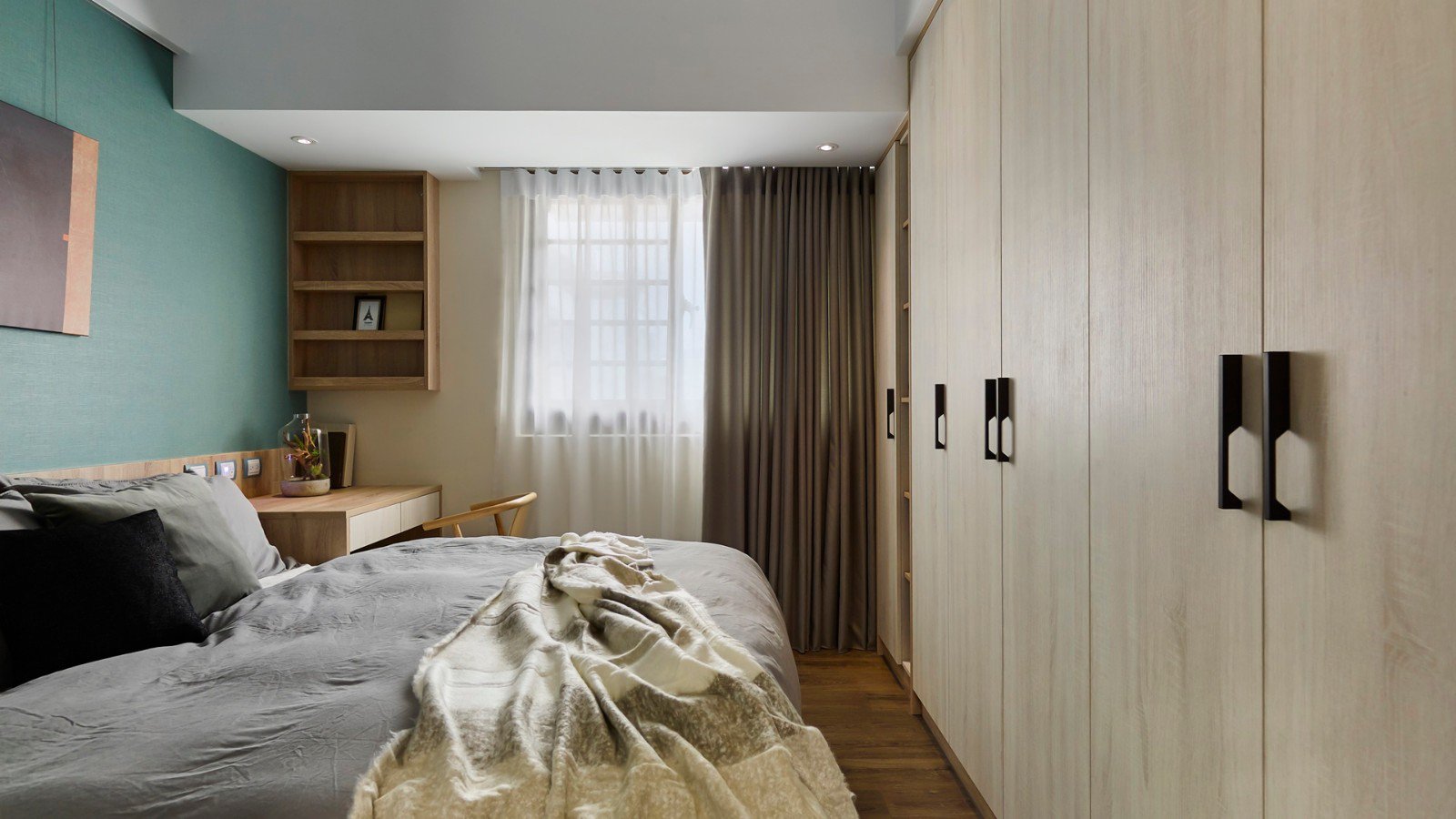 北歐風格家裝設計室內裝修效果圖-臥室 北歐風格家裝設計室內裝修效果圖-臥室