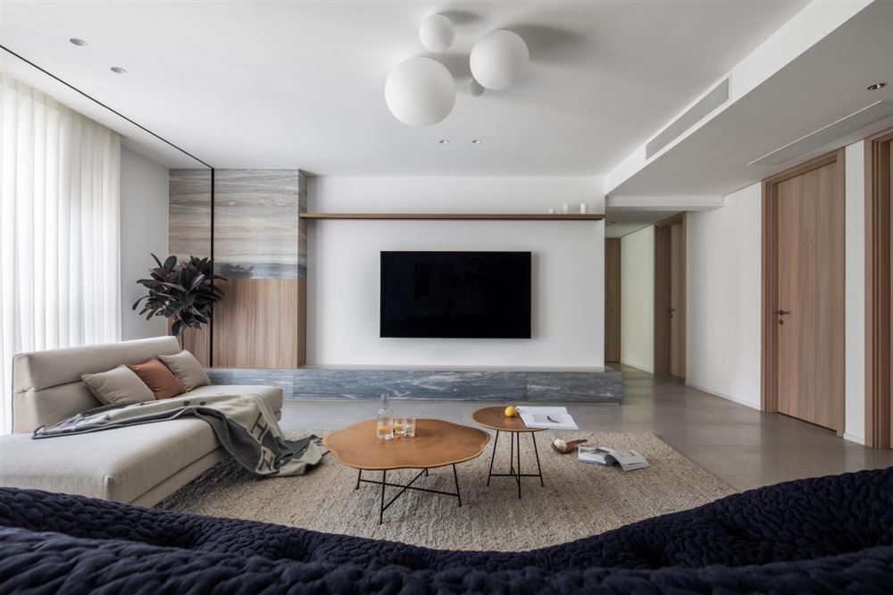 潮州市濱江雅居現(xiàn)代簡約風(fēng)格三居室裝修案例