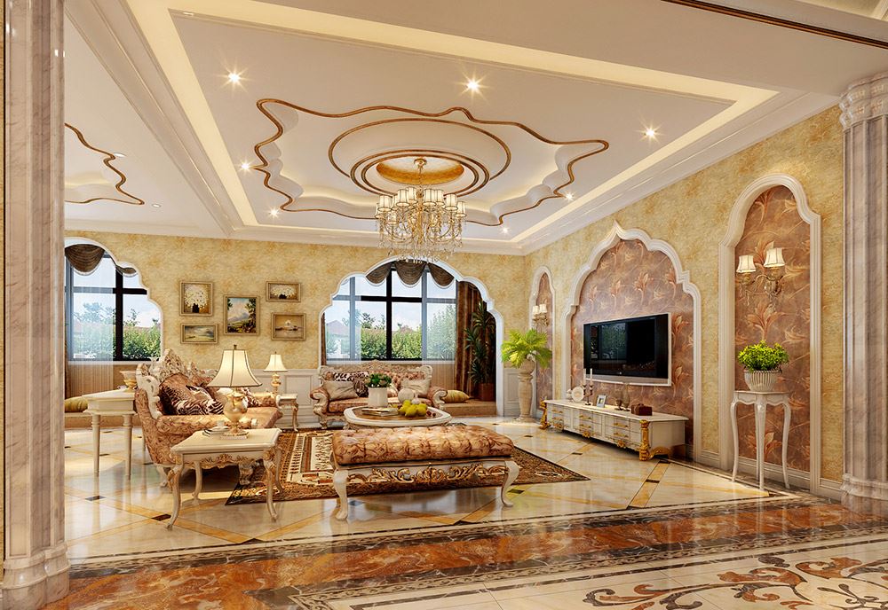 楚雄彝族自治州農(nóng)技推廣中心住宿區(qū)(祿豐縣)歐式風(fēng)格別墅裝修案例