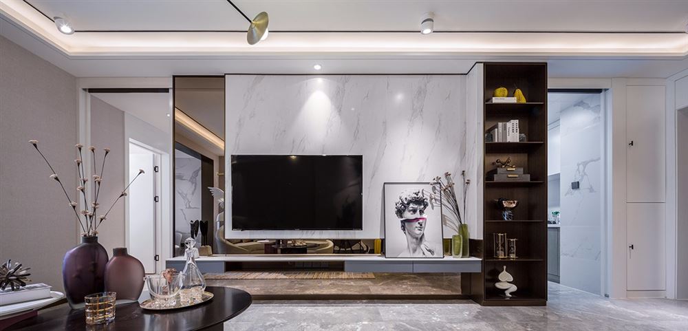 陽江市東泰花園一期輕奢風(fēng)格三居室裝修案例