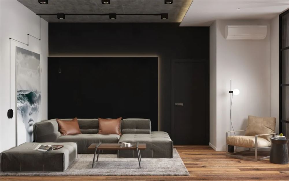 廣州市鴻成·珠江玥輕奢風(fēng)格四居室裝修案例