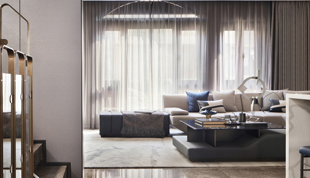 摩登前衛(wèi)風格別墅家裝案例效果圖-客廳 摩登前衛(wèi)風格別墅家裝案例效果圖-客廳