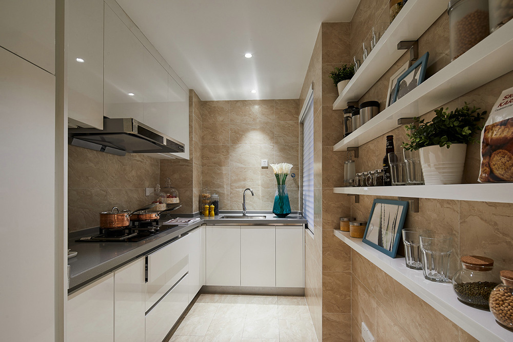 榮和悅瀾山三居121平米輕奢風(fēng)格室內(nèi)裝修案例-廚房 榮和悅瀾山三居121平米輕奢風(fēng)格室內(nèi)裝修案例-廚房