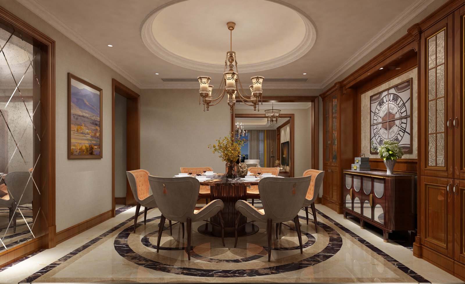 裝修案例歐式風格室內裝修效果圖-餐廳 裝修案例歐式風格室內裝修效果圖-餐廳