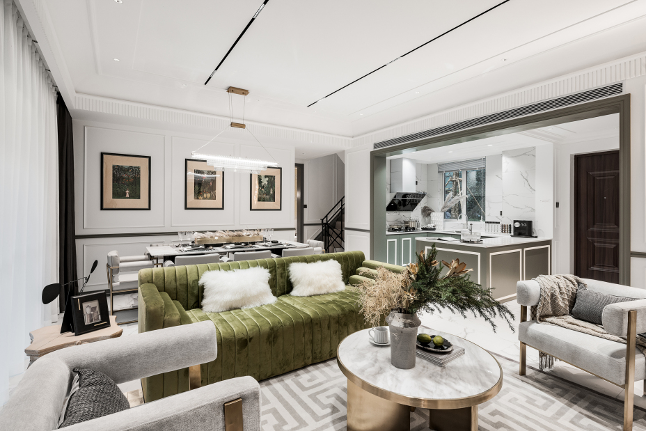 歐式輕奢風(fēng)格家裝設(shè)計室內(nèi)裝修效果圖-客廳 歐式輕奢風(fēng)格家裝設(shè)計室內(nèi)裝修效果圖-客廳