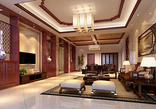 茂名市粵西明珠歐式風格二居室裝修案例