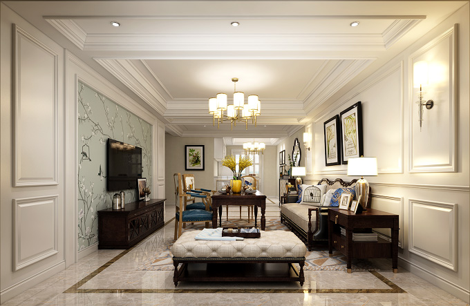 裝修公司簡美風(fēng)格室內(nèi)裝修效果圖-客廳 裝修公司簡美風(fēng)格室內(nèi)裝修效果圖-客廳