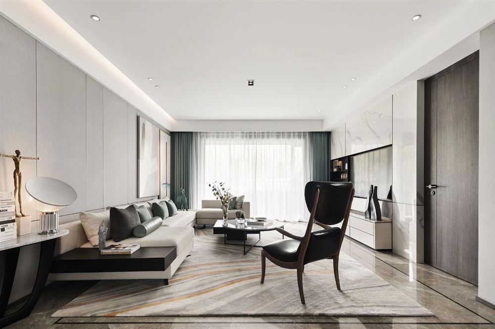 佛山市恒大·酈湖城輕奢風(fēng)格四居室裝修案例