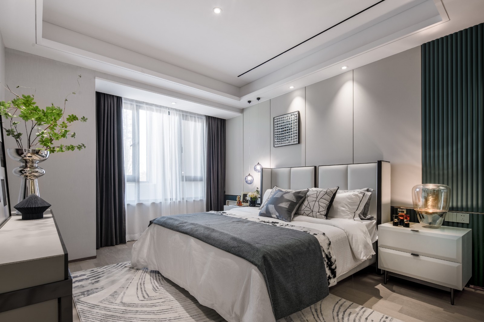 現(xiàn)代簡(jiǎn)約風(fēng)格室內(nèi)設(shè)計(jì)家裝案例-臥室 現(xiàn)代簡(jiǎn)約風(fēng)格室內(nèi)設(shè)計(jì)家裝案例-臥室