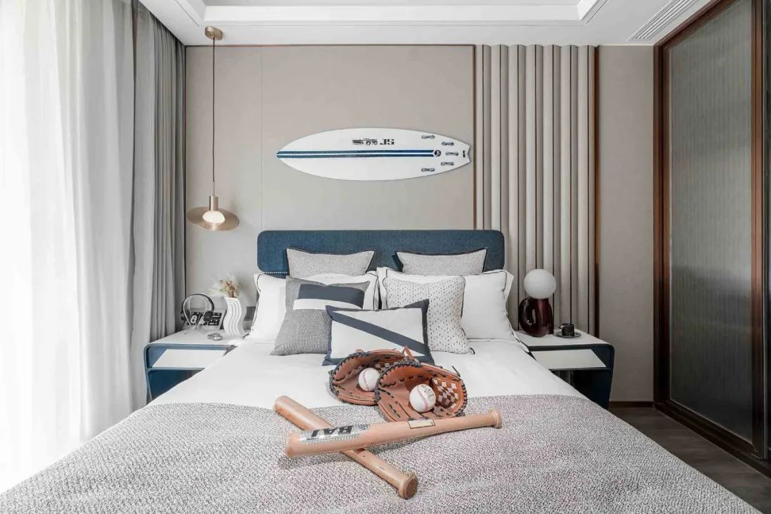 現(xiàn)代簡約風(fēng)格室內(nèi)設(shè)計(jì)家裝案例-次臥 現(xiàn)代簡約風(fēng)格室內(nèi)設(shè)計(jì)家裝案例-次臥