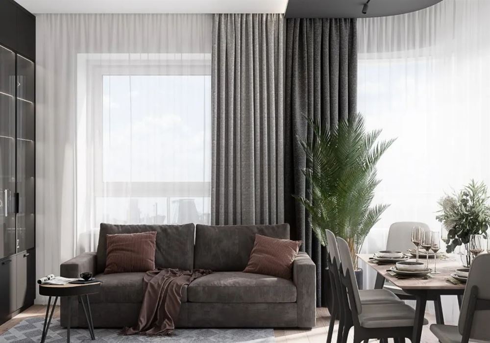 廣州市廣州時代傾城輕奢風格三居室裝修案例