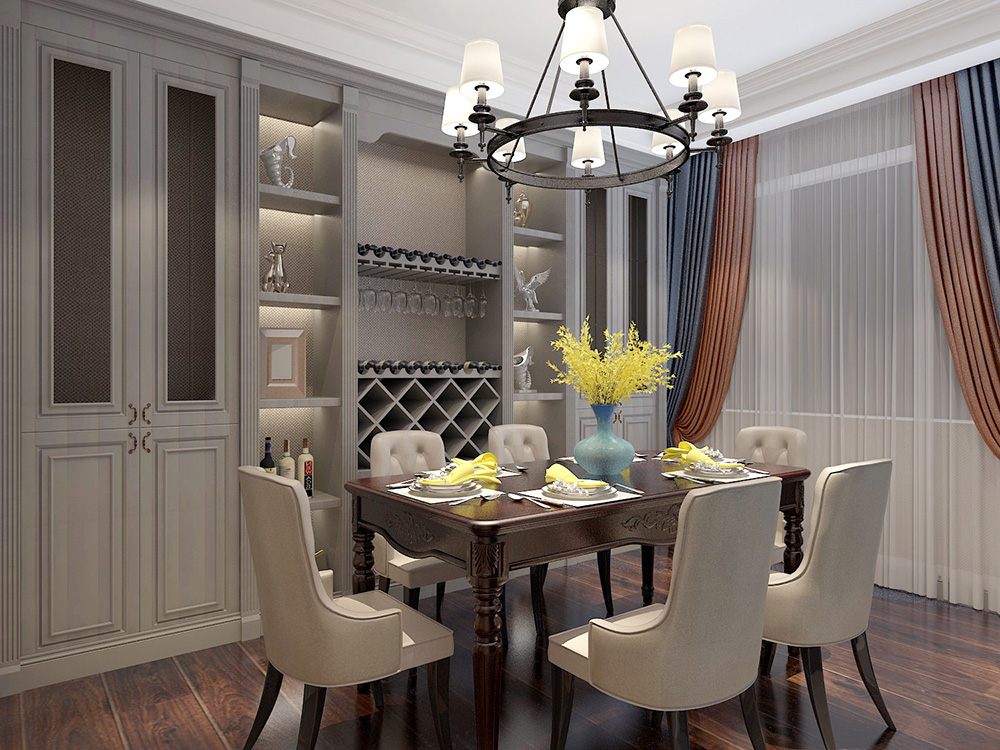 裝修公司簡美風(fēng)格室內(nèi)裝修效果圖-餐廳 裝修公司簡美風(fēng)格室內(nèi)裝修效果圖-餐廳