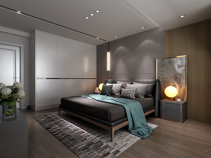 裝修公司簡美風(fēng)格室內(nèi)裝修效果圖-臥室 裝修公司簡美風(fēng)格室內(nèi)裝修效果圖-臥室