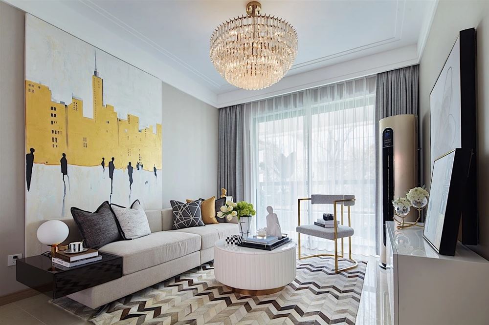 南寧市華潤(rùn)萬象華府現(xiàn)代風(fēng)格三居室裝修案例