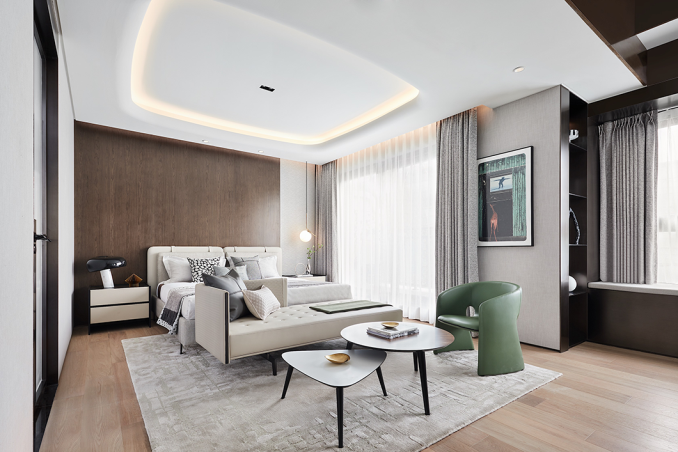 現(xiàn)代簡約風格別墅室內(nèi)設(shè)計家裝案例-臥室 現(xiàn)代簡約風格別墅室內(nèi)設(shè)計家裝案例-臥室