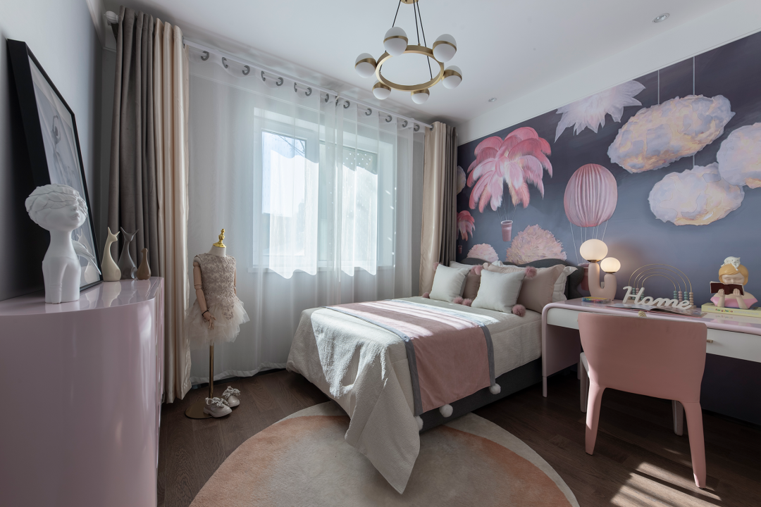 新中式風(fēng)格室內(nèi)設(shè)計家裝案例-兒童房 新中式風(fēng)格室內(nèi)設(shè)計家裝案例-兒童房