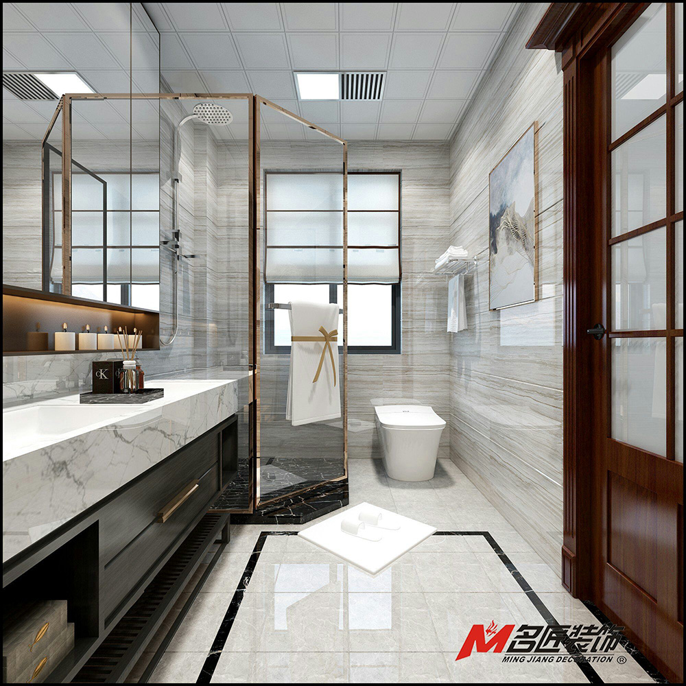 裝修公司新中式風(fēng)格室內(nèi)裝修效果圖-衛(wèi)生間 裝修公司新中式風(fēng)格室內(nèi)裝修效果圖-衛(wèi)生間