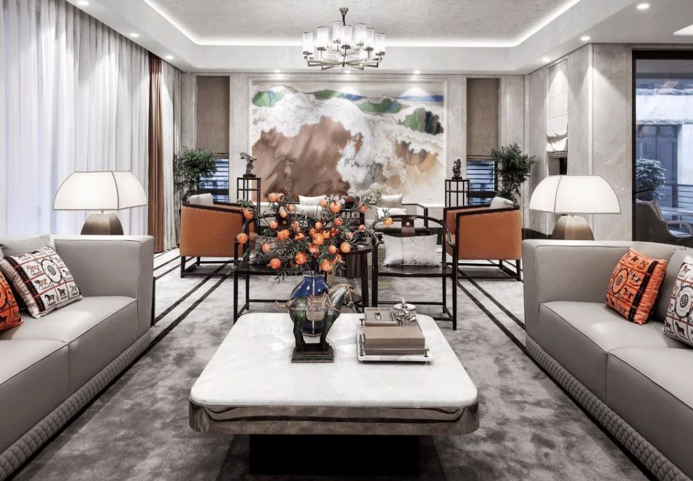 佛山市時代愛車小鎮(zhèn)(佛山)現(xiàn)代簡約風(fēng)格別墅裝修案例