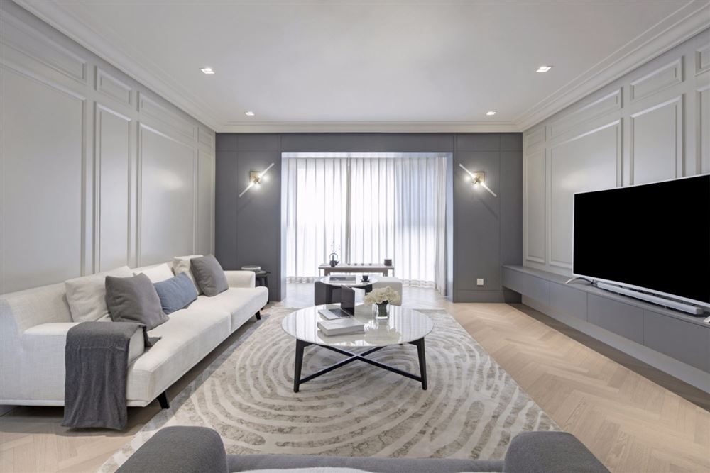 湛江市恒興.恒?；ㄔ番F(xiàn)代簡(jiǎn)約風(fēng)格四居室裝修案例