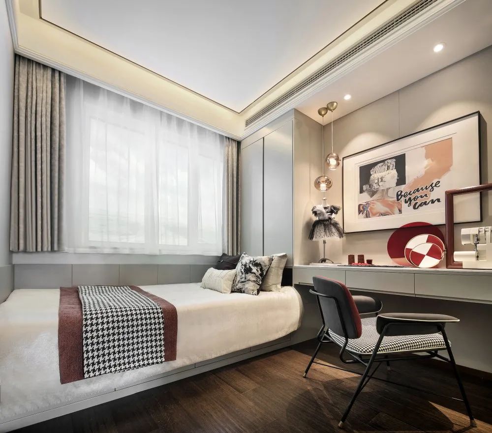 現(xiàn)代歐式風(fēng)格室內(nèi)設(shè)計(jì)家裝案例-客臥 現(xiàn)代歐式風(fēng)格室內(nèi)設(shè)計(jì)家裝案例-客臥