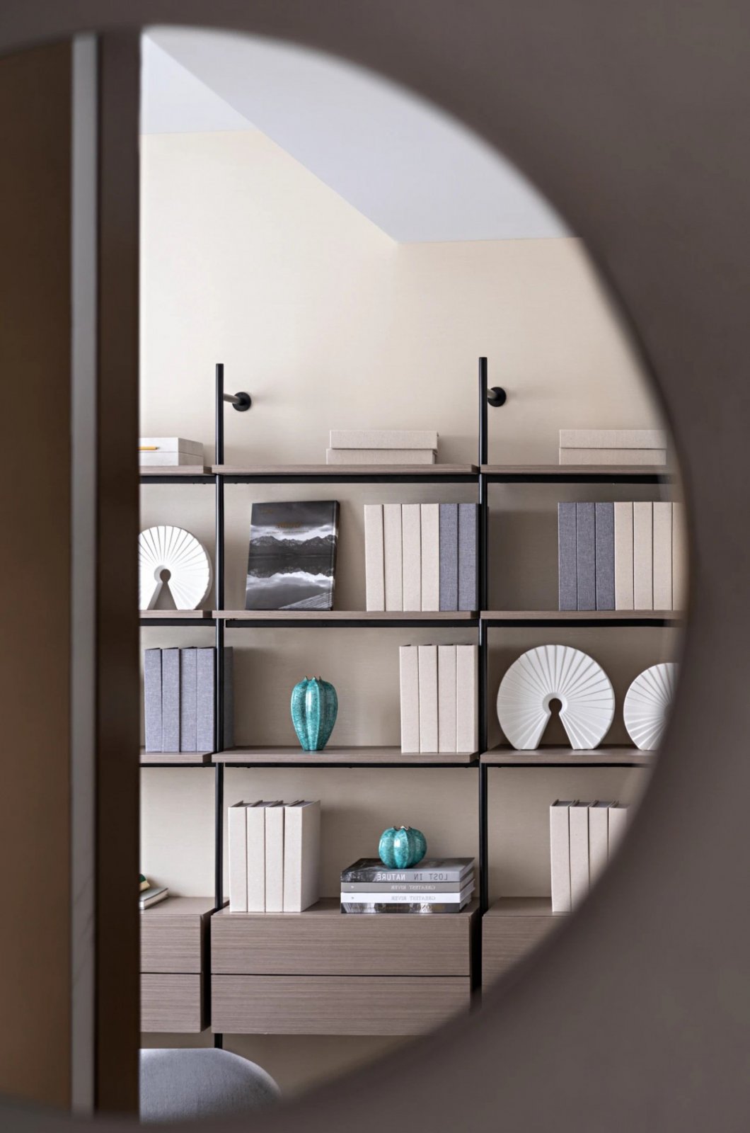 新中式風(fēng)格家裝設(shè)計(jì)室內(nèi)裝修效果圖-書(shū)房