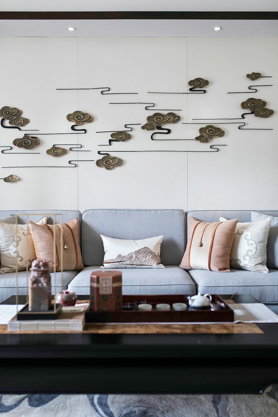 新中式風(fēng)格室內(nèi)設(shè)計(jì)家裝案例-客廳茶幾 新中式風(fēng)格室內(nèi)設(shè)計(jì)家裝案例-客廳茶幾