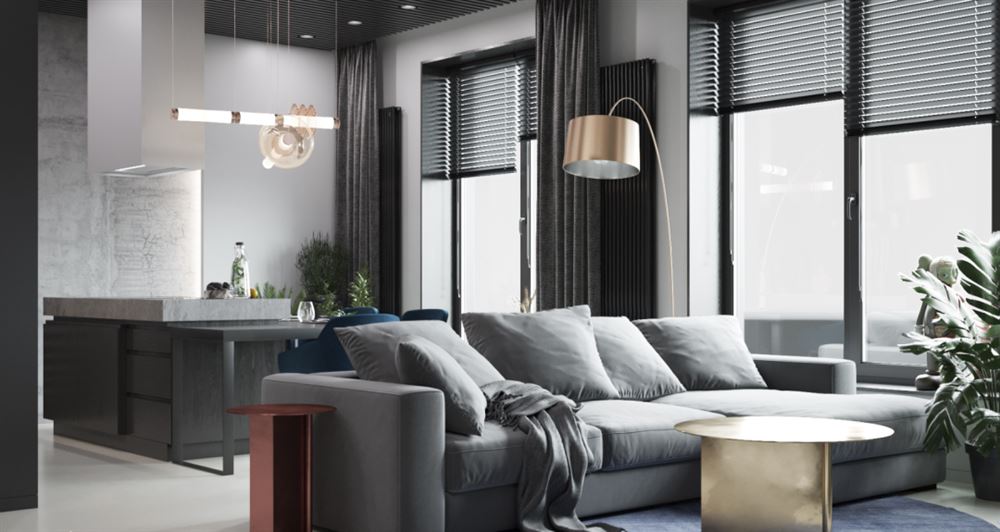 深圳市保利招商雍山郡現(xiàn)代簡(jiǎn)約風(fēng)格三居室裝修案例