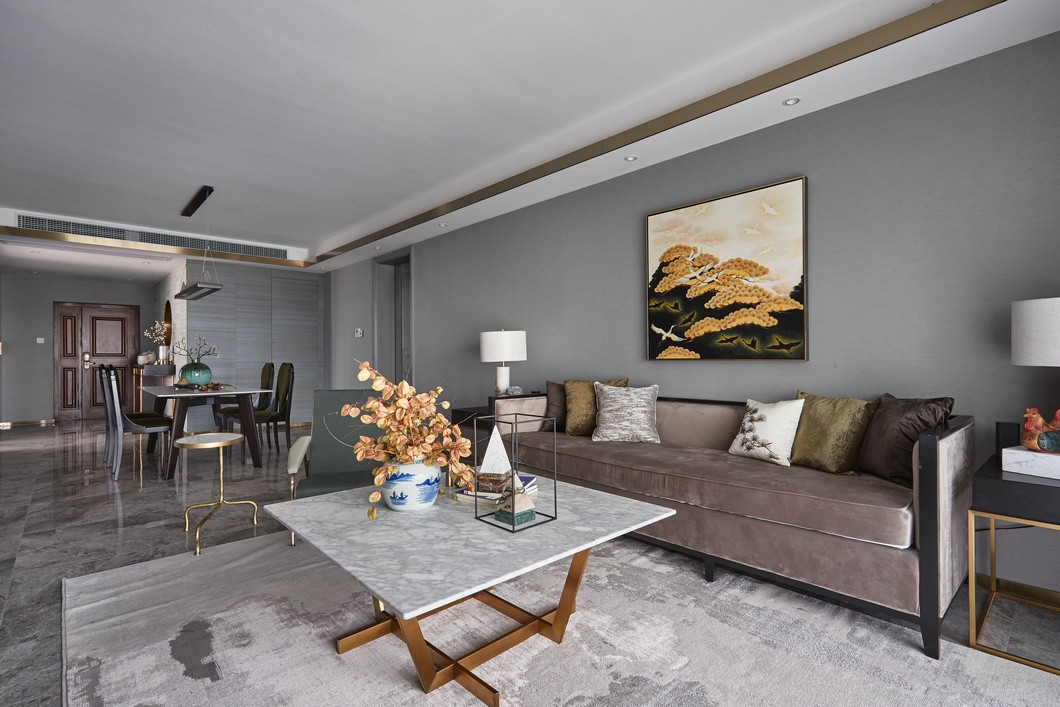 新中式風格家裝設(shè)計室內(nèi)裝修效果圖-客廳 新中式風格家裝設(shè)計室內(nèi)裝修效果圖-客廳