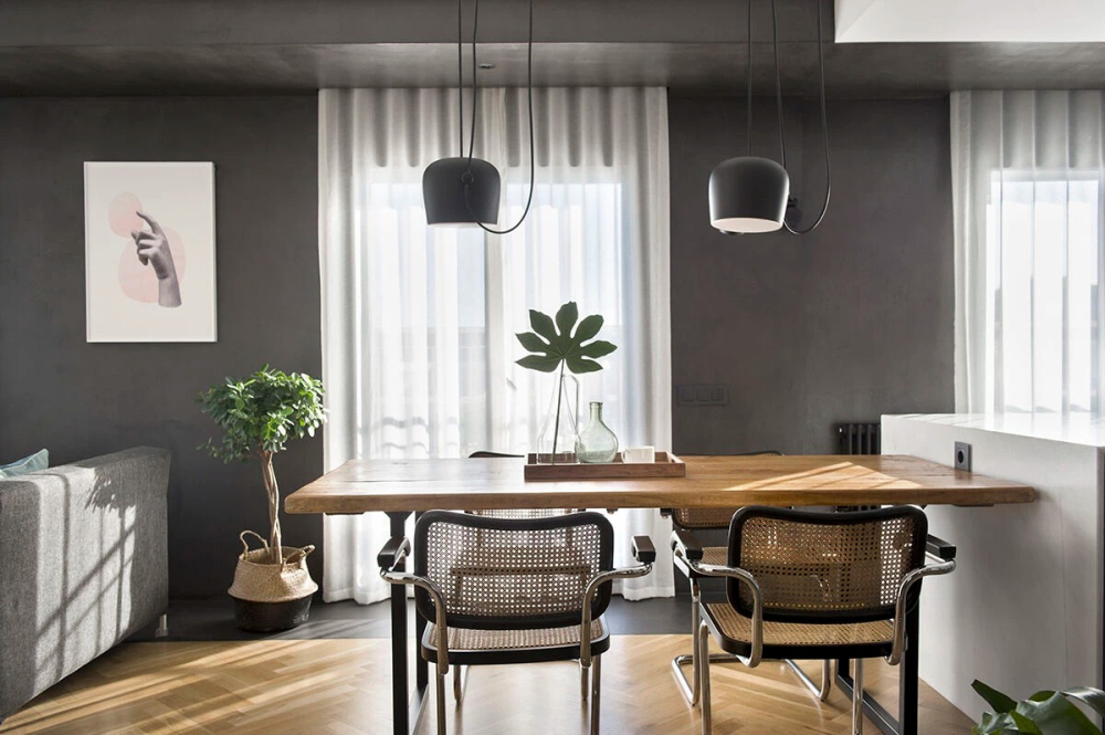 簡約高級灰風格室內(nèi)設計家裝案例-餐廳 簡約高級灰風格室內(nèi)設計家裝案例-餐廳