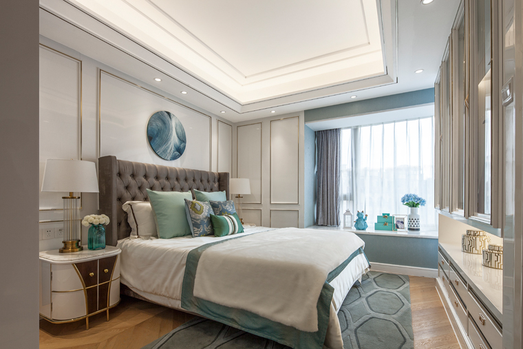 裝修案例美式輕奢風(fēng)格室內(nèi)裝修效果圖-臥室 裝修案例美式輕奢風(fēng)格室內(nèi)裝修效果圖-臥室