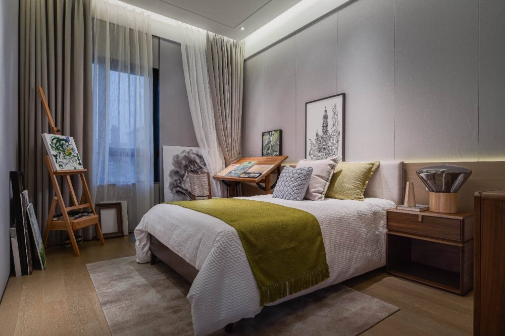 新中式風(fēng)格別墅室內(nèi)設(shè)計案例-男孩房 新中式風(fēng)格別墅室內(nèi)設(shè)計案例-男孩房