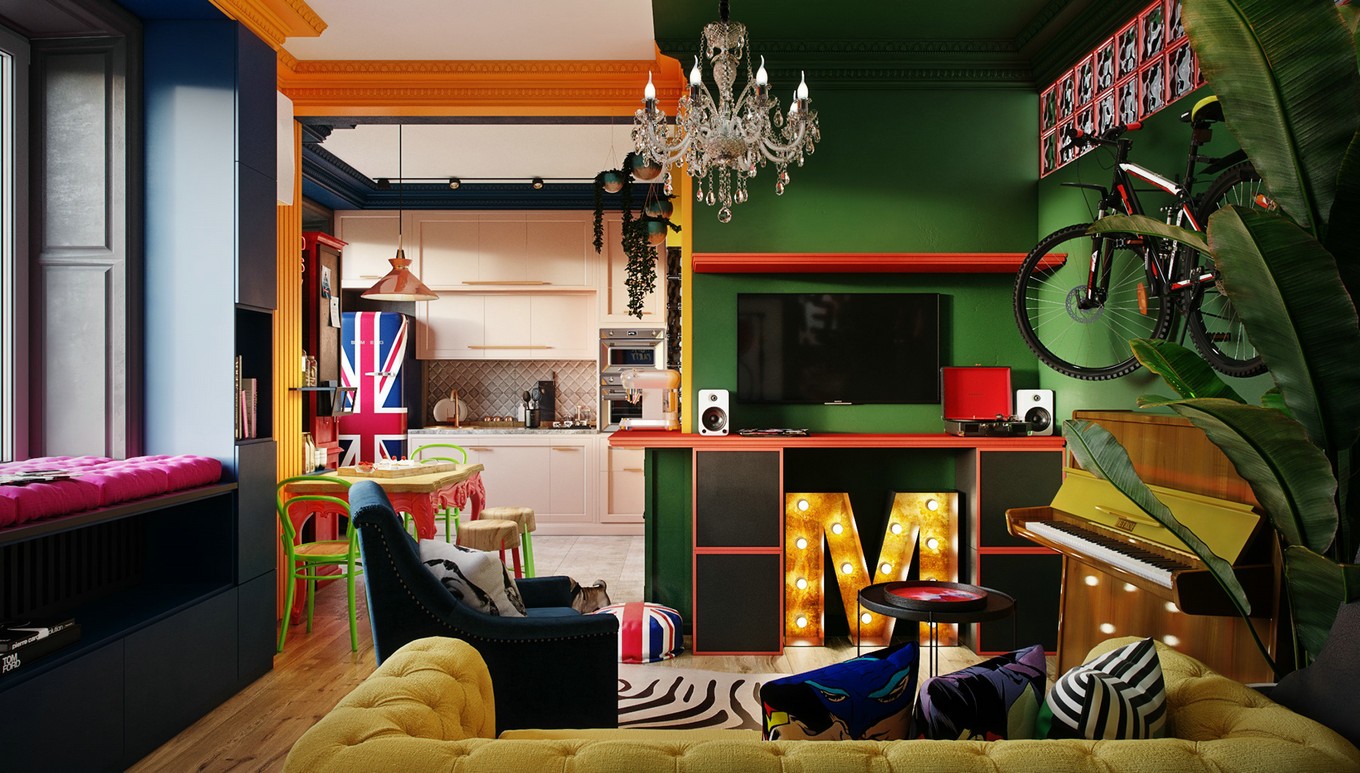 裝修案例混搭風格室內(nèi)裝修效果圖-客廳 裝修案例混搭風格室內(nèi)裝修效果圖-客廳