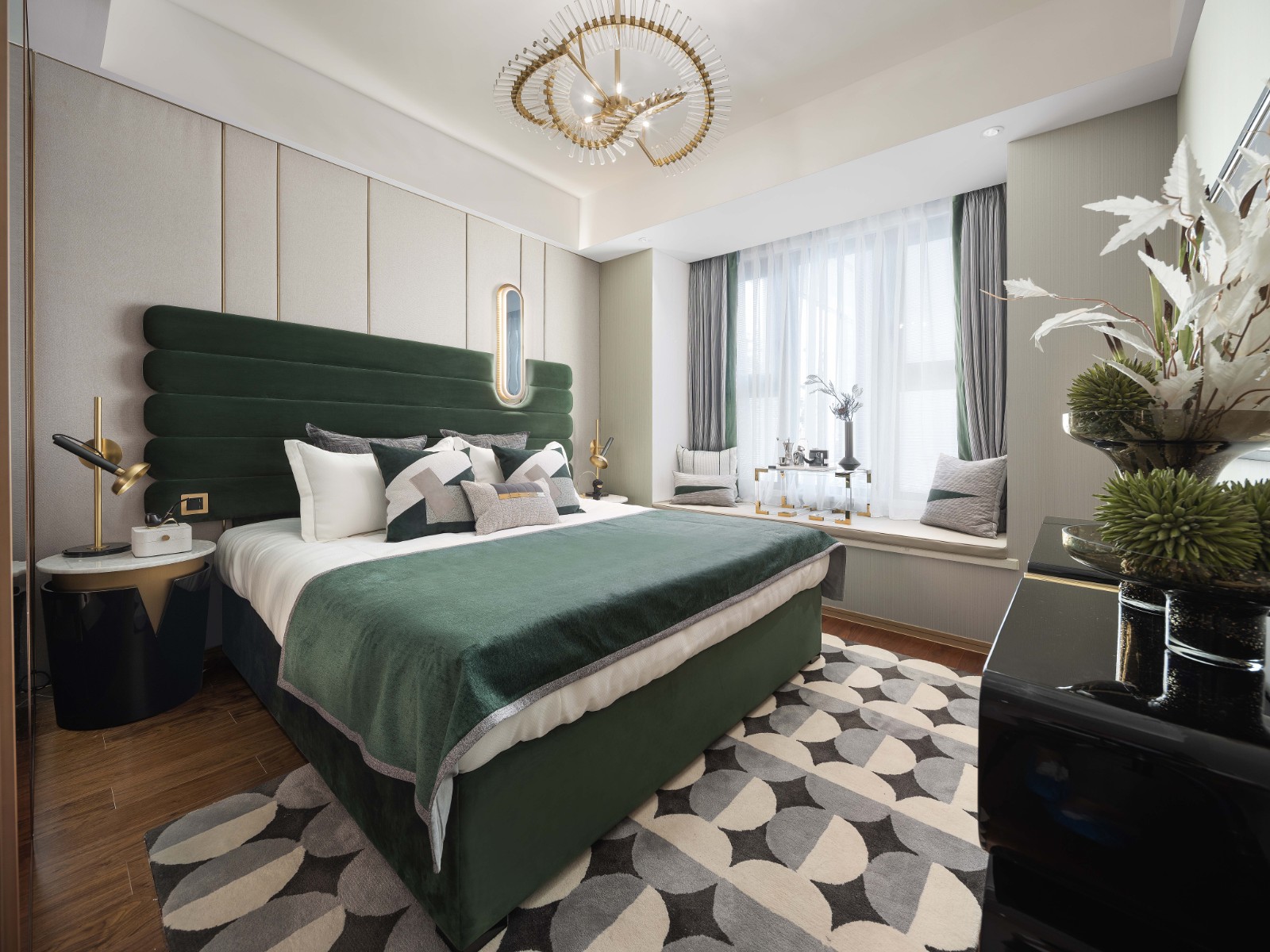 包豪斯風格室內(nèi)設(shè)計家裝案例-主臥 包豪斯風格室內(nèi)設(shè)計家裝案例-主臥