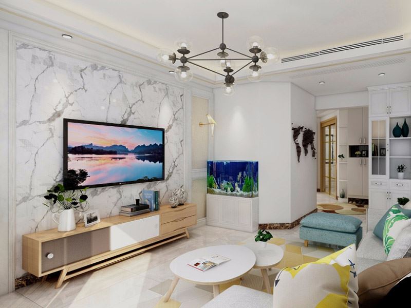 佛山市招商·悅府現(xiàn)代簡約風(fēng)格二居室裝修案例