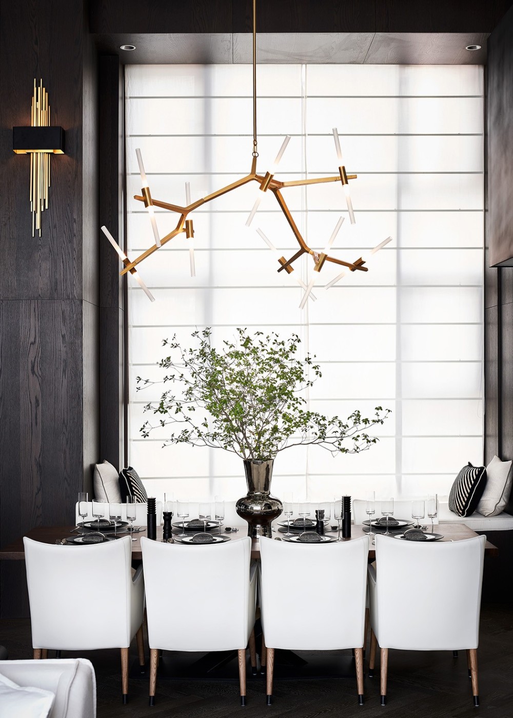 簡(jiǎn)歐輕奢風(fēng)格室內(nèi)家裝案例效果圖-餐廳 簡(jiǎn)歐輕奢風(fēng)格室內(nèi)家裝案例效果圖-餐廳