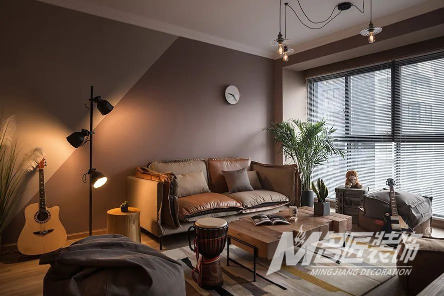 裝修案例復(fù)古工業(yè)風(fēng)格室內(nèi)裝修效果圖-客廳 裝修案例復(fù)古工業(yè)風(fēng)格室內(nèi)裝修效果圖-客廳