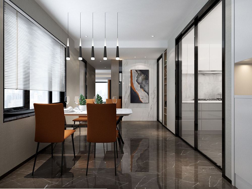 臺(tái)州市碧桂園·翰林府現(xiàn)代簡(jiǎn)約風(fēng)格二居室裝修案例