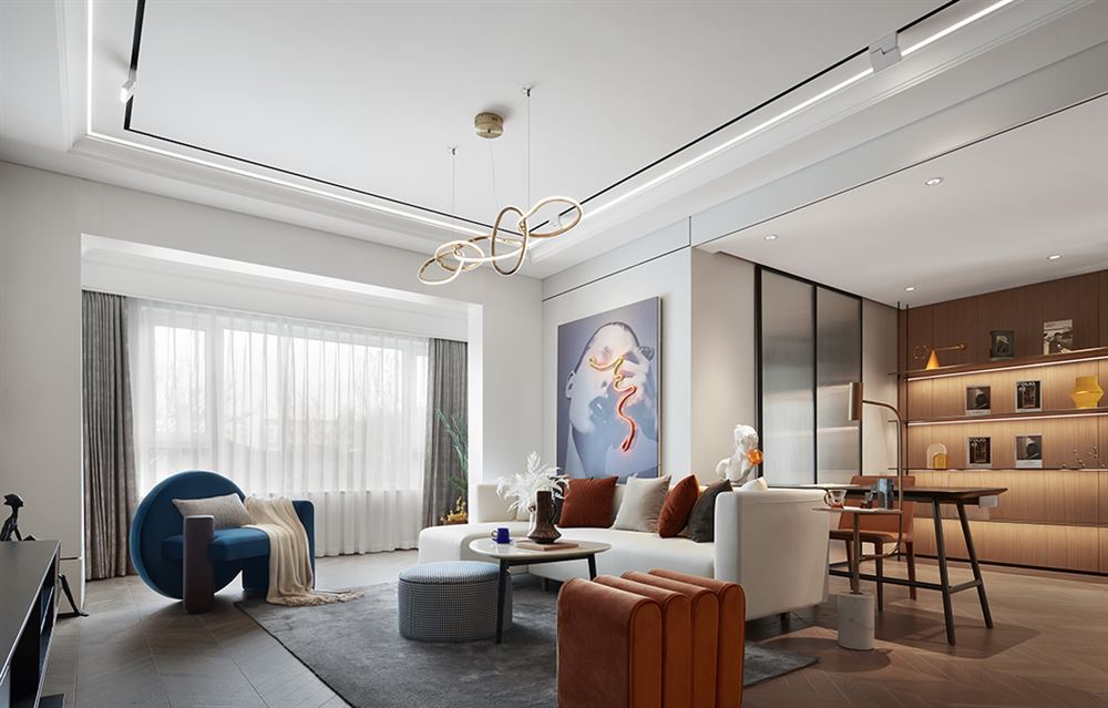 佛山市中建順控·云熙悅城現(xiàn)代簡約風格三居室裝修案例