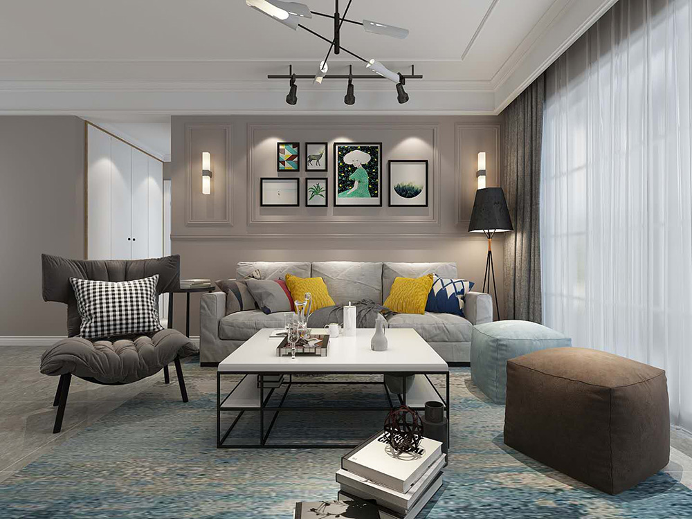 裝修公司北歐風格室內裝修效果圖-客廳 裝修公司北歐風格室內裝修效果圖-客廳