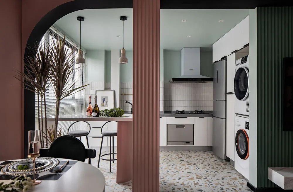 美式輕奢風(fēng)格室內(nèi)設(shè)計家裝案例-廚房 美式輕奢風(fēng)格室內(nèi)設(shè)計家裝案例-廚房