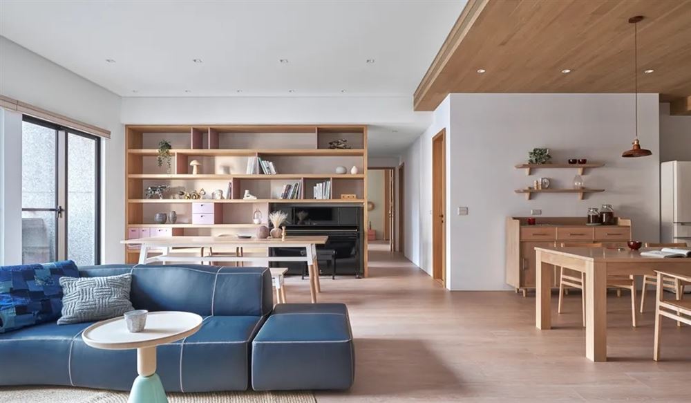 湛江市申藍(lán)寶邸現(xiàn)代簡(jiǎn)約風(fēng)格四居室裝修案例